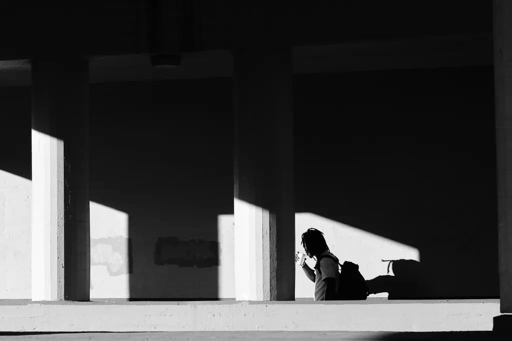 Shadows and Solitude: A Journey Through Light and Form