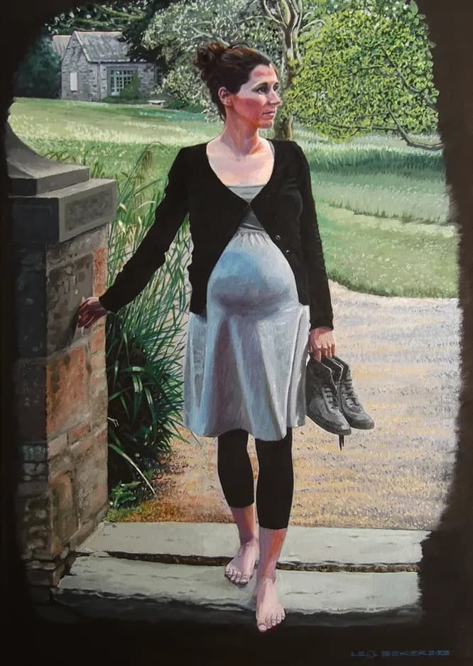 Embracing New Beginnings: A Pregnant Woman's Journey Through Nature