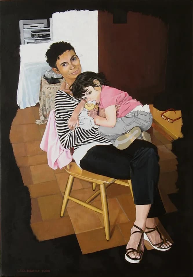 Embracing Moments: A Mother’s Love Captured in Stillness