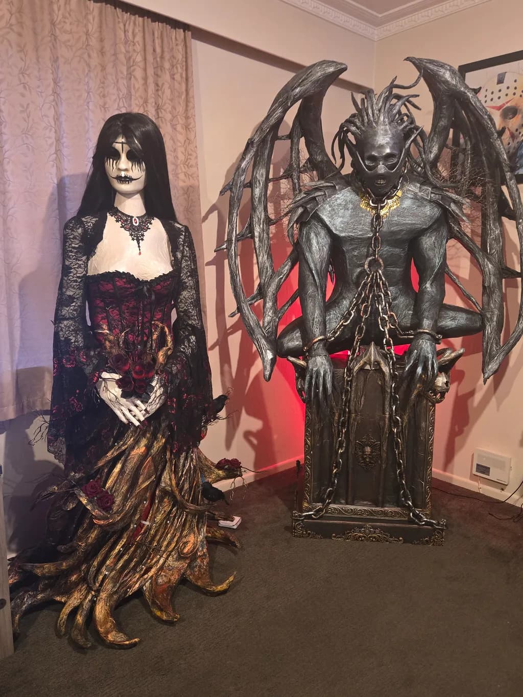 Gothic Doll and Gargoyle