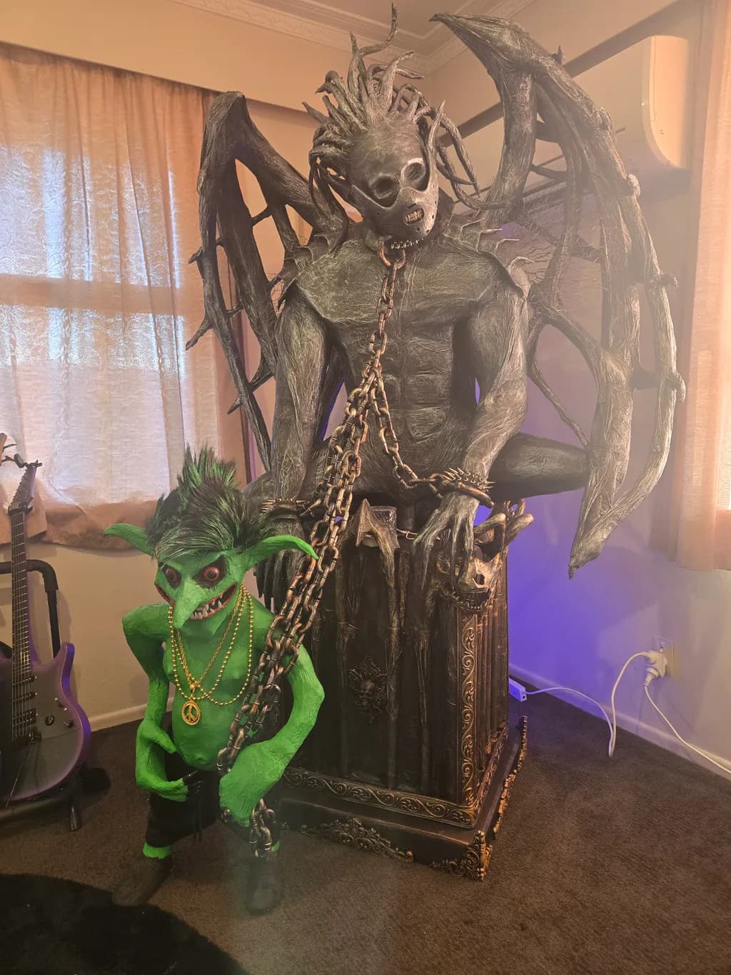 Chained Demon and Goblin