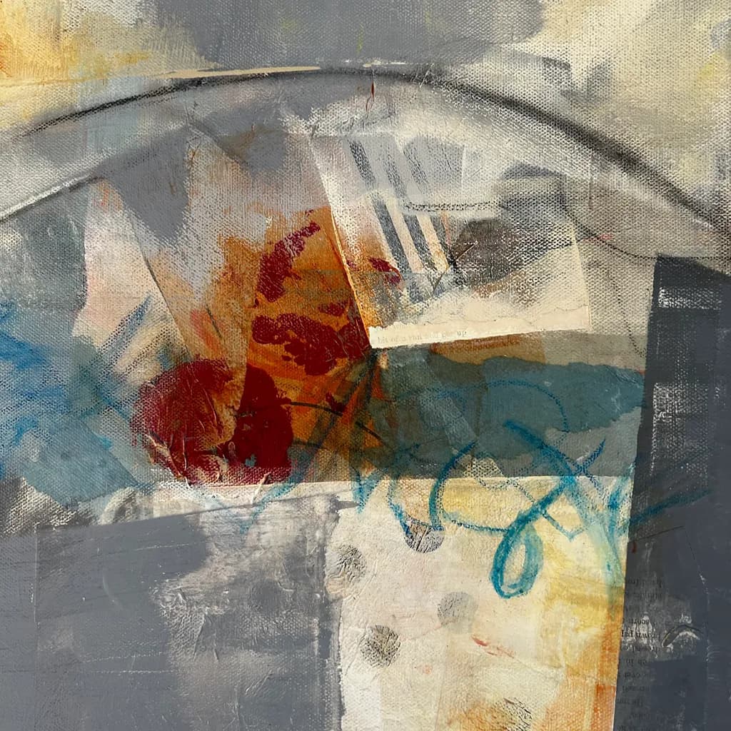 Vibrant Layers: An Abstract Journey Through Color and Texture