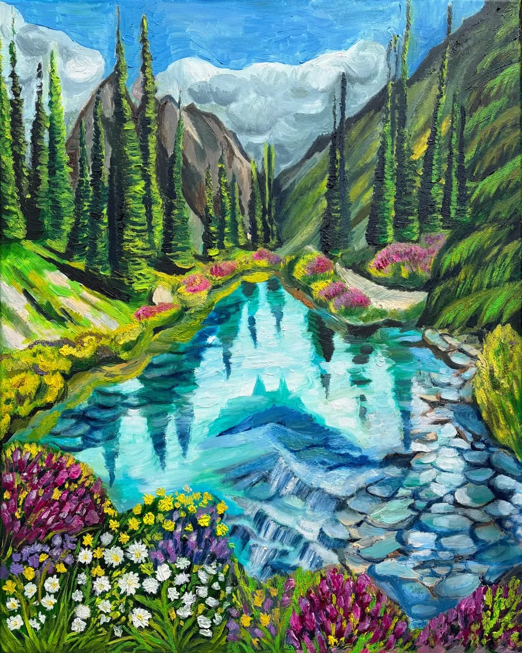 Mountain Reflection Garden