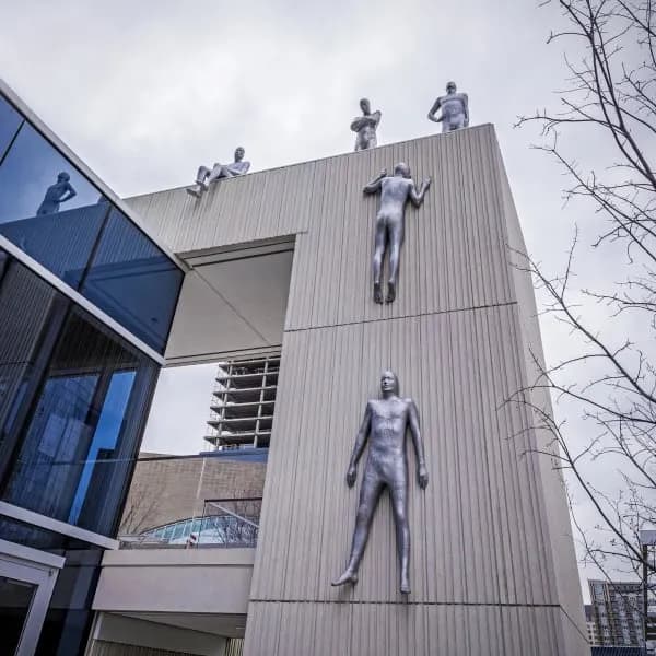 Urban Silhouettes: The Human Form in Architectural Harmony
