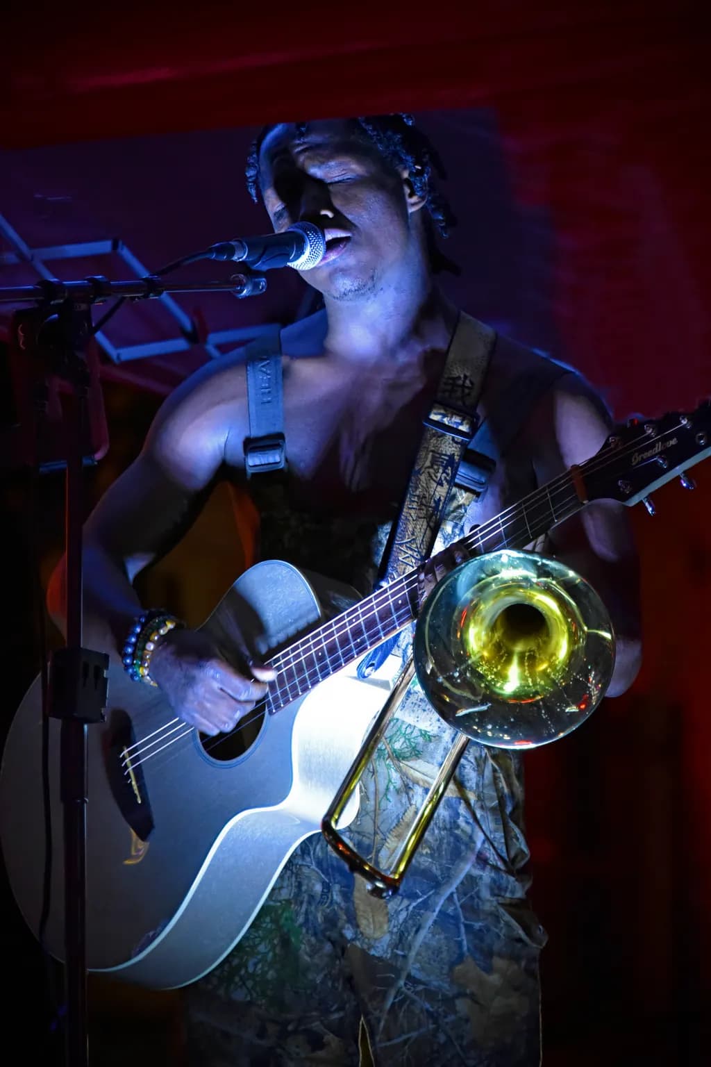 Soulful Serenade: A Night of Music and Emotion with Guitar and Trombone