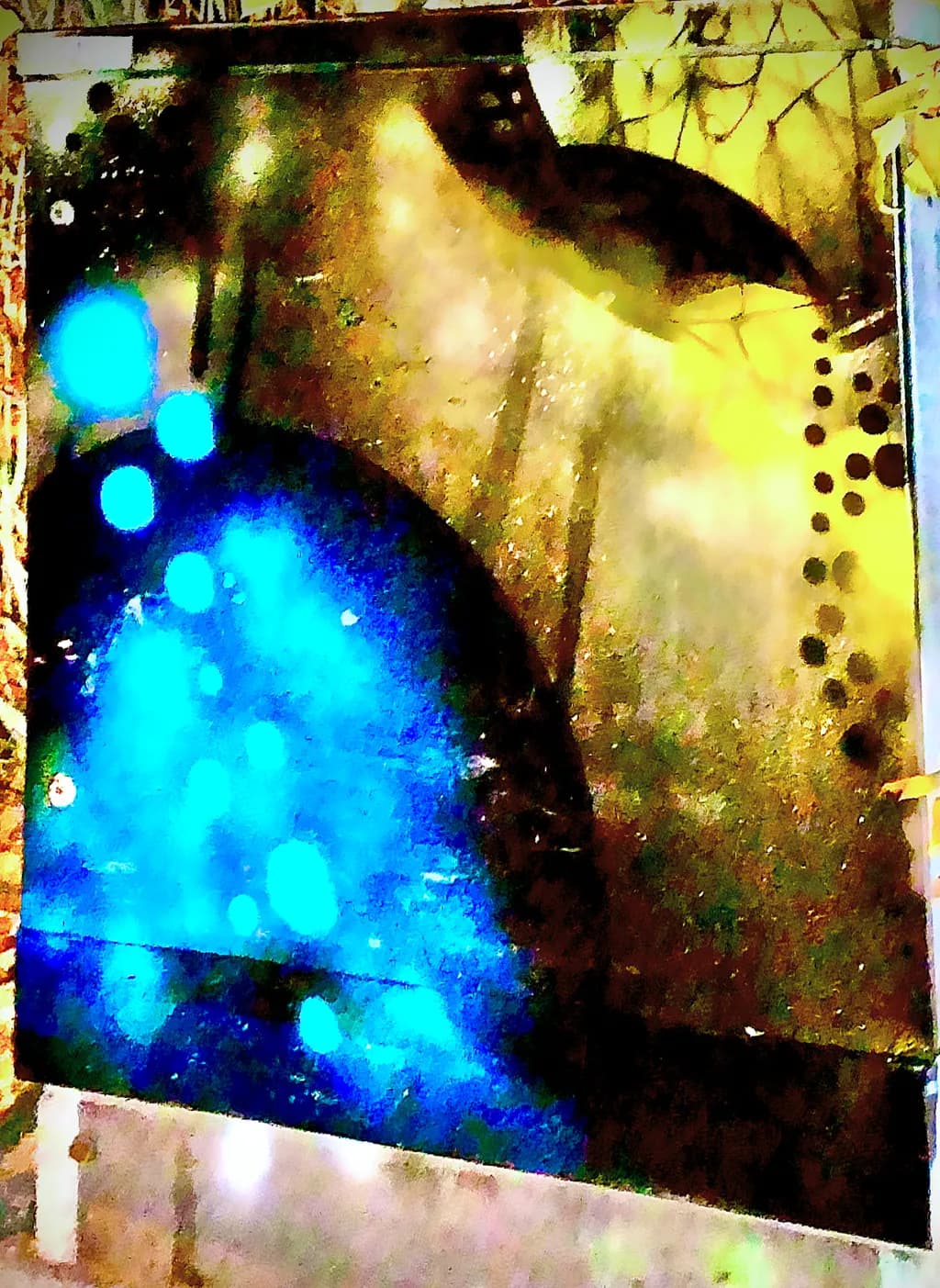 Dreamscape in Blue and Gold