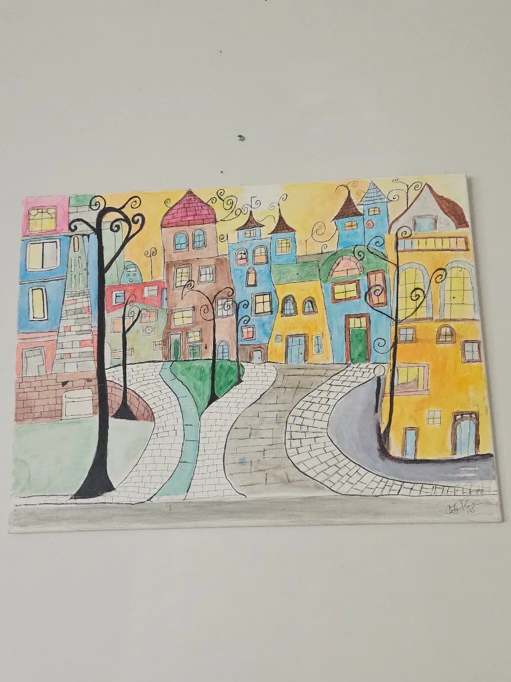 Colorful Streetscape