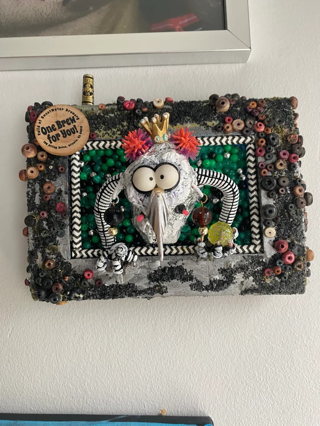 Quirky Crowned Birdscape