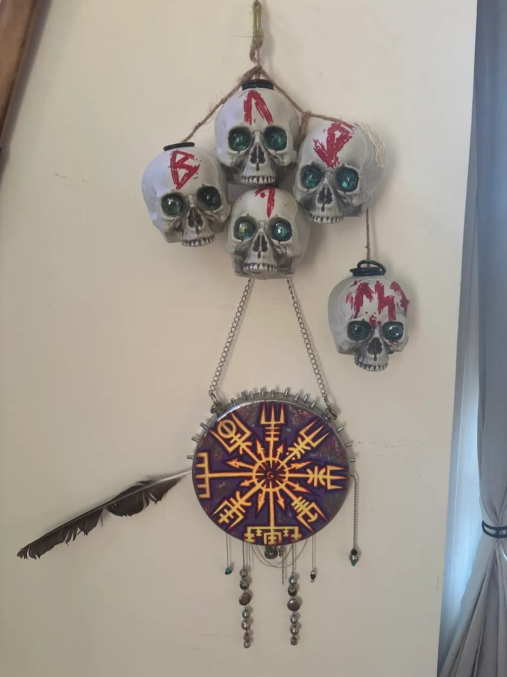 Skull Totem Compass
