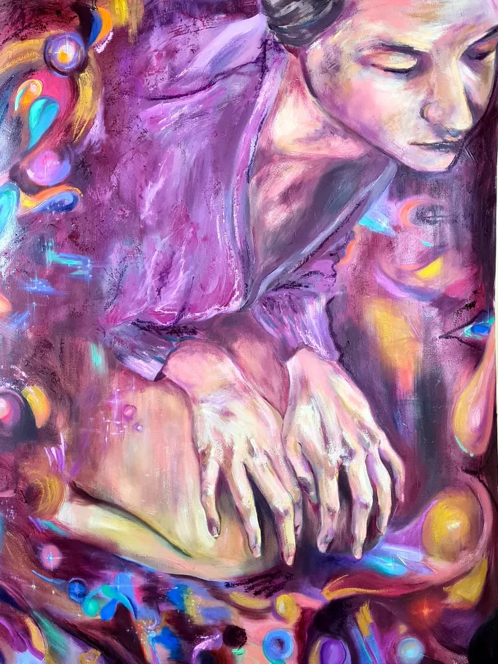 Whispers of Emotion: An Abstract Journey Through Color and Form