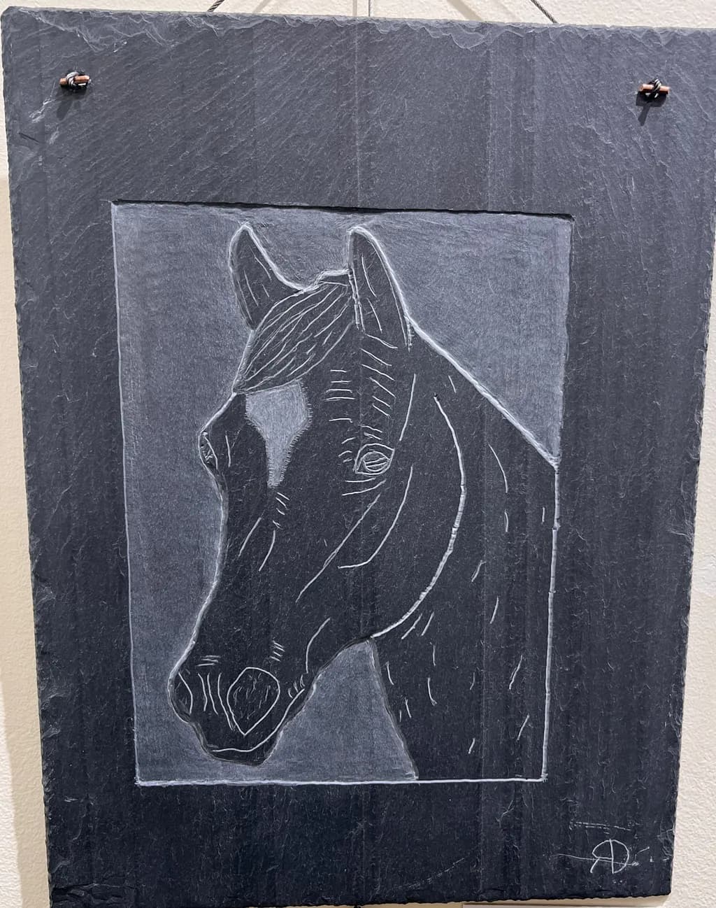 Slate Horse Portrait