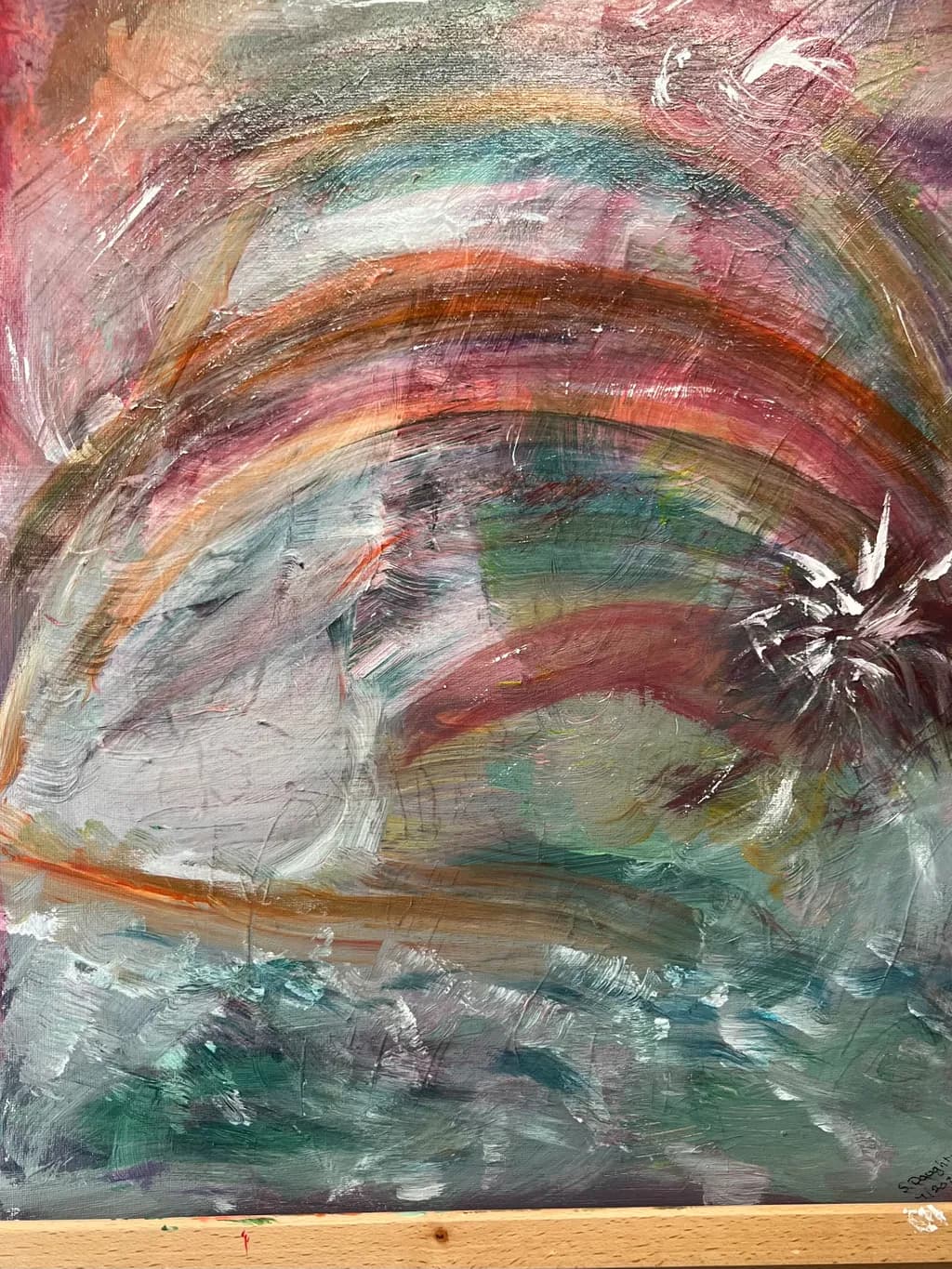 Whispers of Color: A Dreamy Dance of Rainbows and Emotion