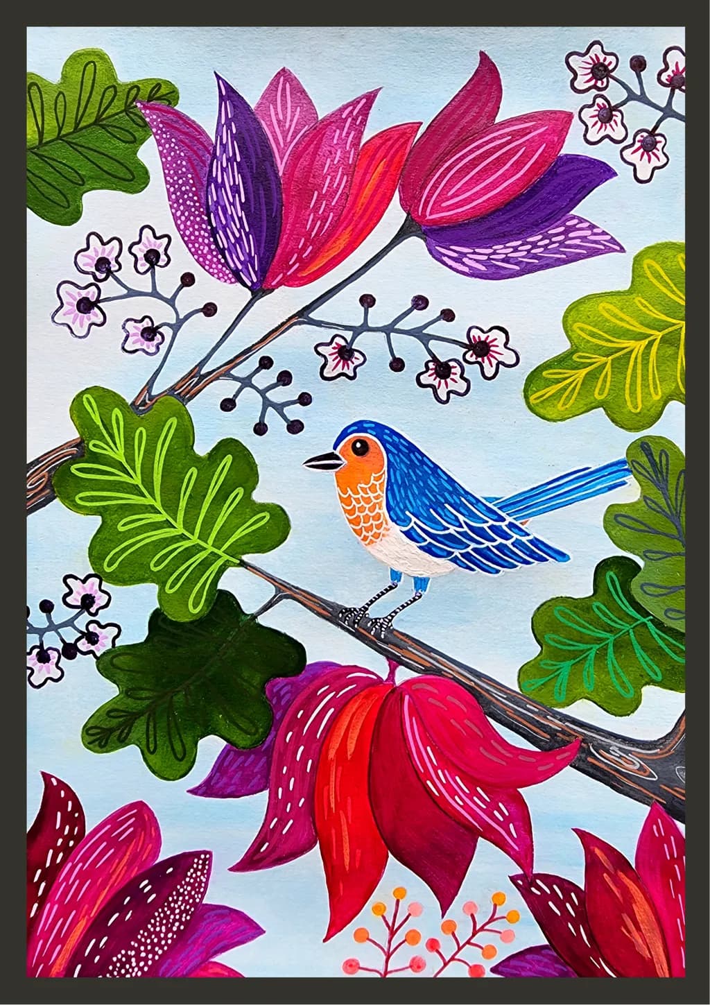 Blue Bird Blossom