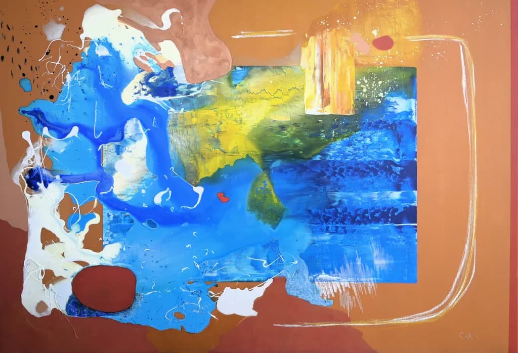Vibrant Harmony: A Dance of Color and Emotion in Abstract Expressionism