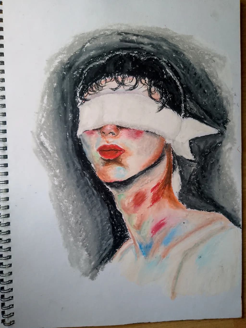 Whispers of Color: An Abstract Portrait of Emotion and Expression