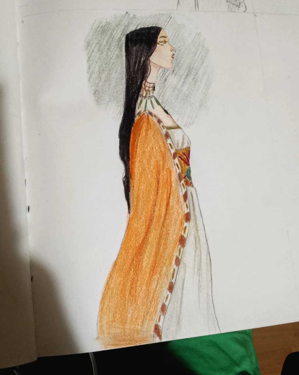 Whispers of Elegance: A Portrait of Grace and Heritage