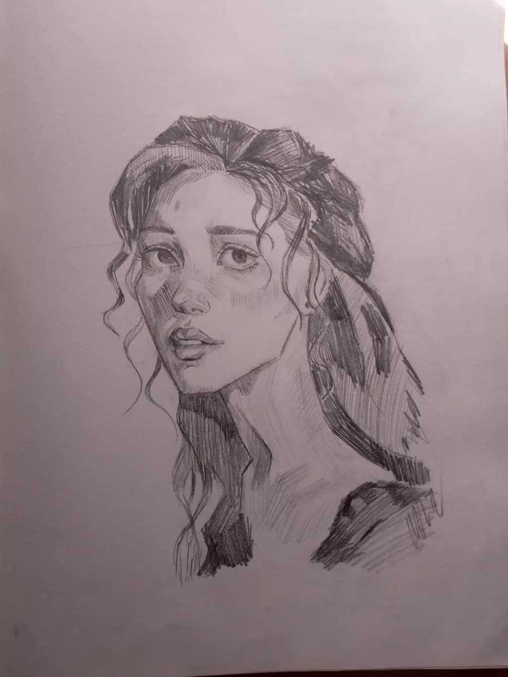 Whispers of Monochrome: A Realistic Portrait of Expression and Emotion