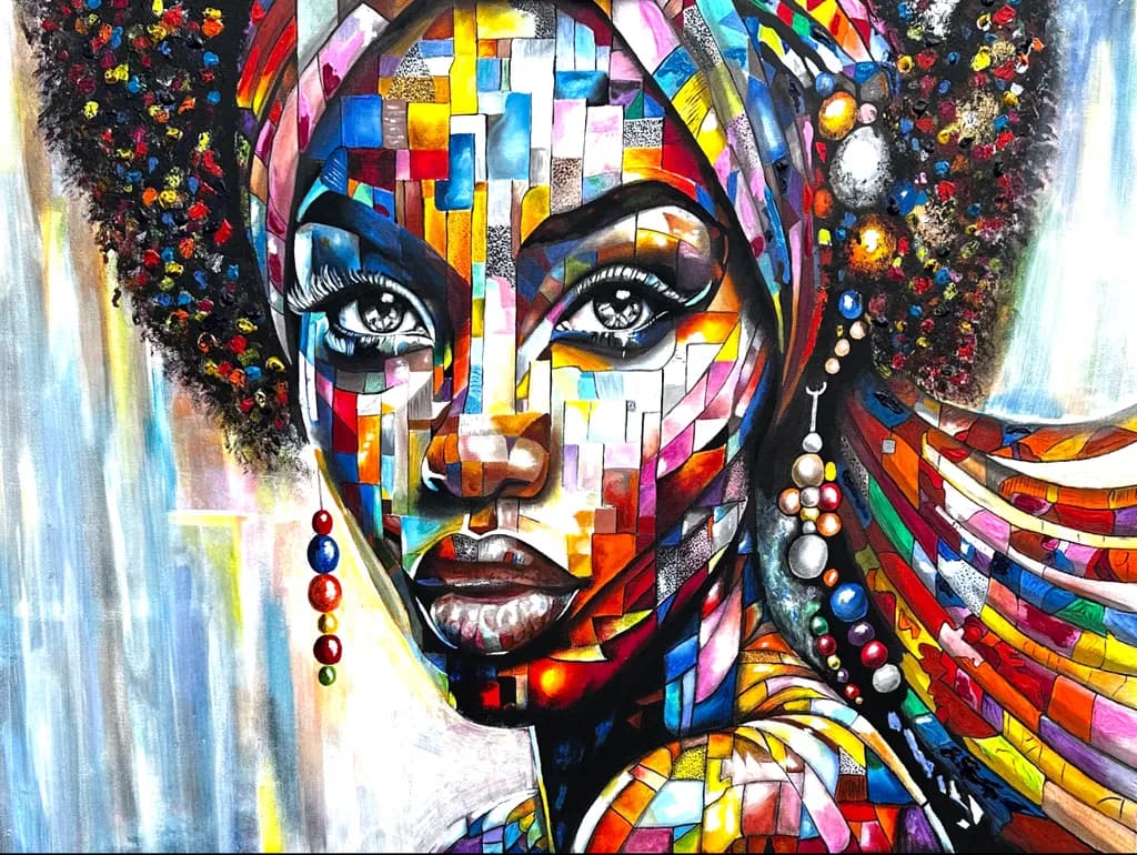 Vibrant Mosaic of Identity: A Celebration of Color and Culture