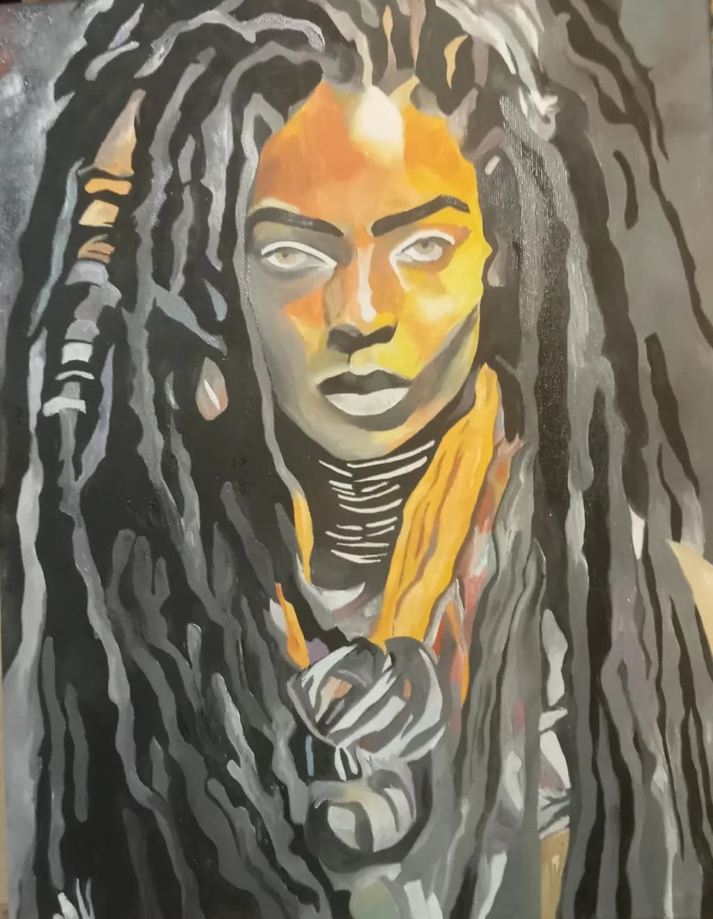 Embodying Strength: A Portrait of Resilience and Identity