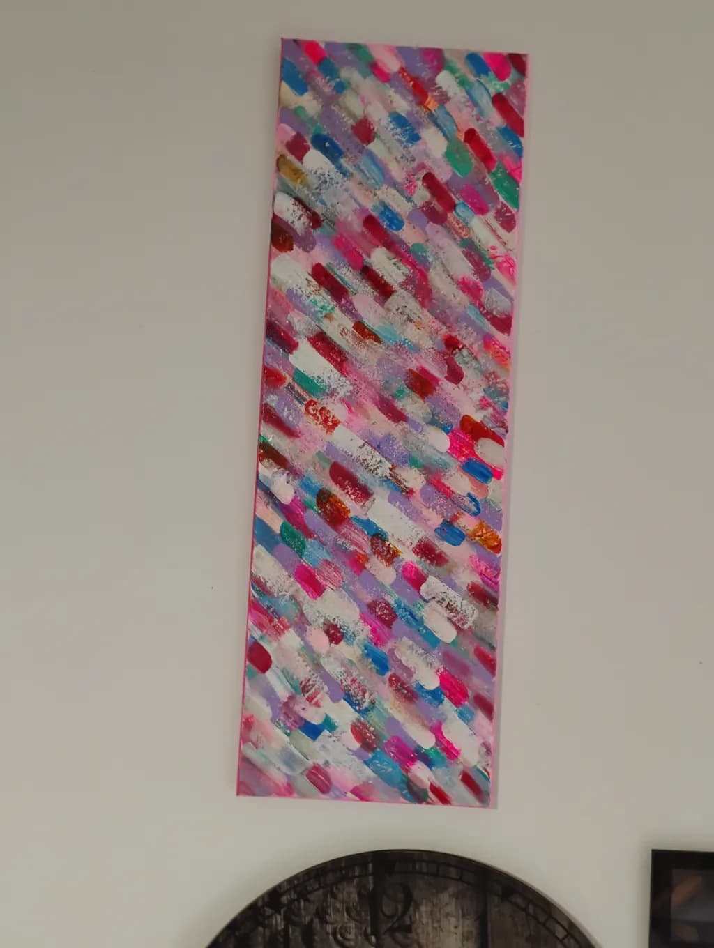 Vibrant Whispers: An Abstract Dance of Colorful Patterns in Motion