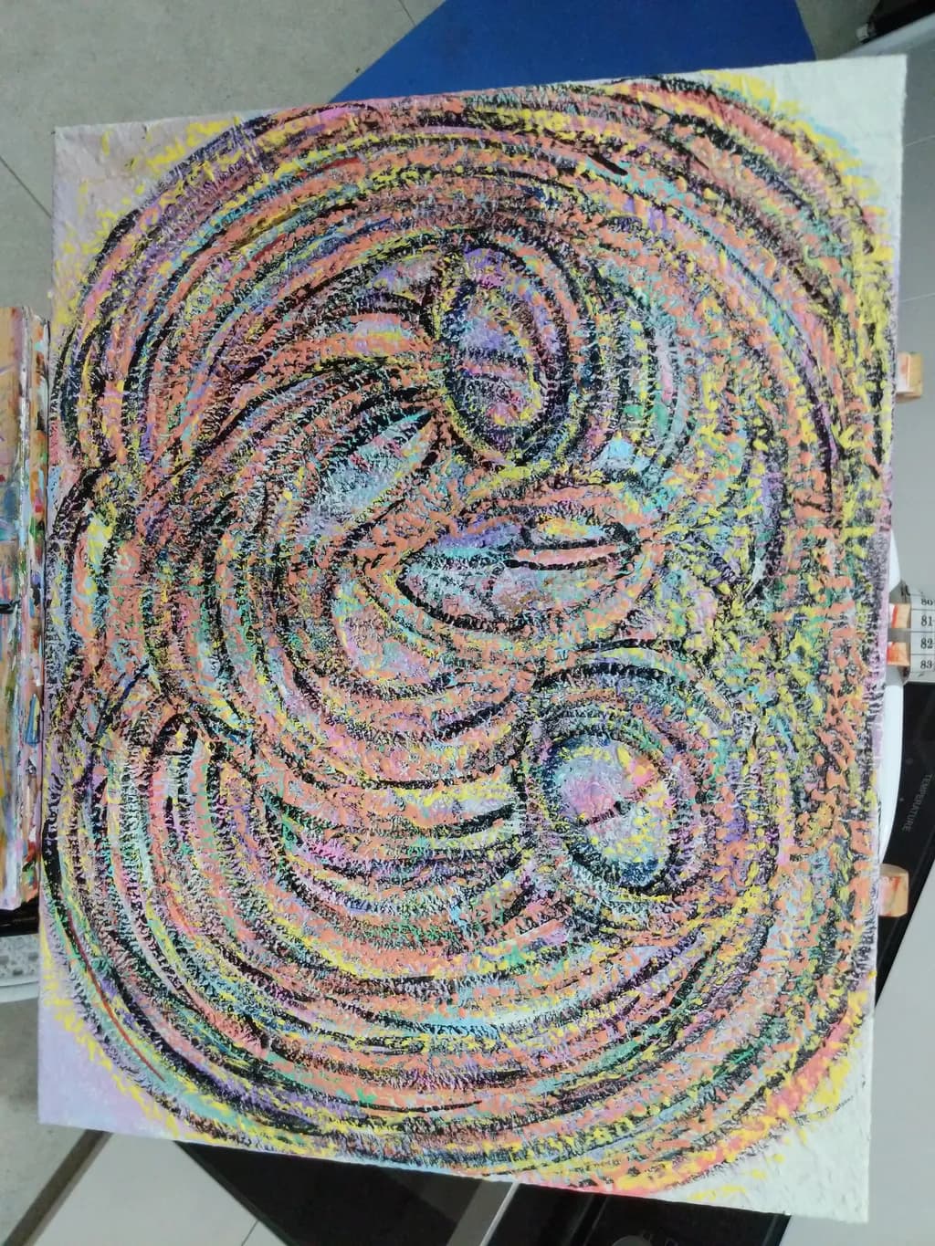 Whirls of Color: A Vibrant Dance of Abstract Patterns