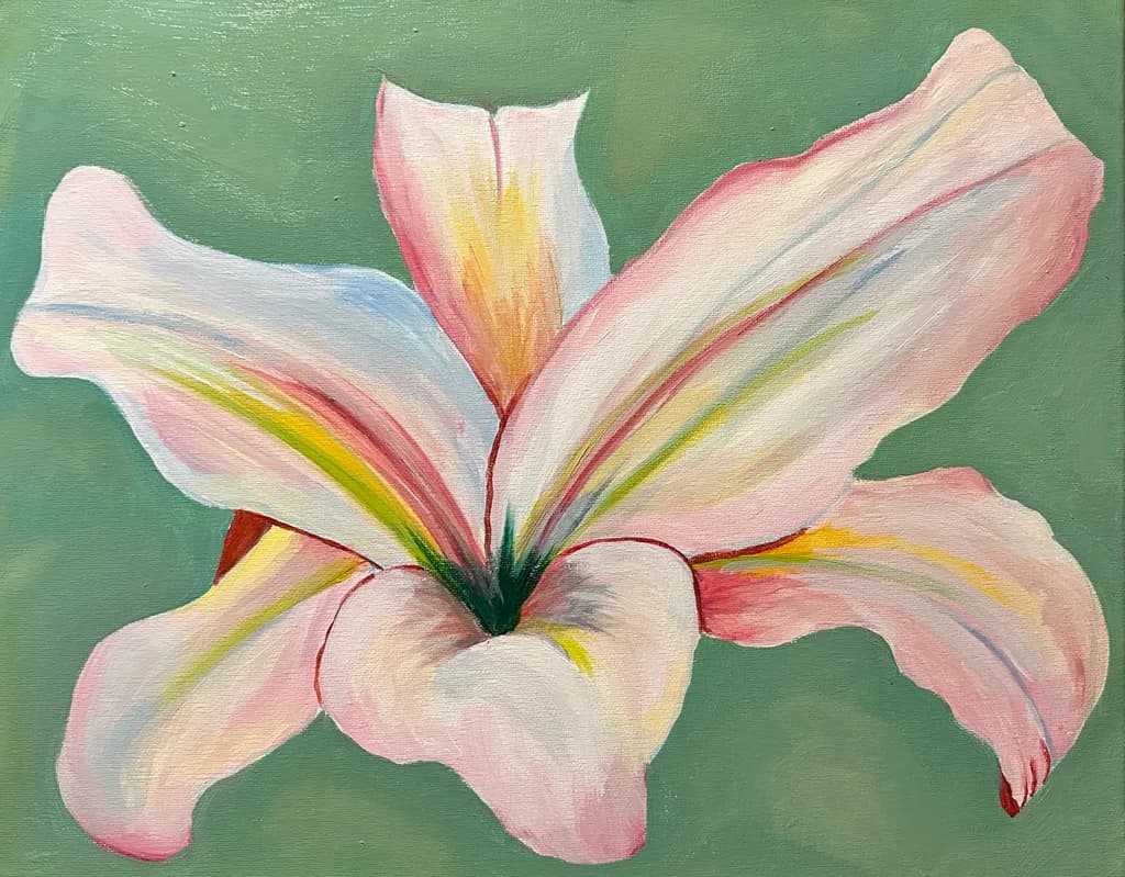 Whispers of Spring: A Delicate Lily in Bloom