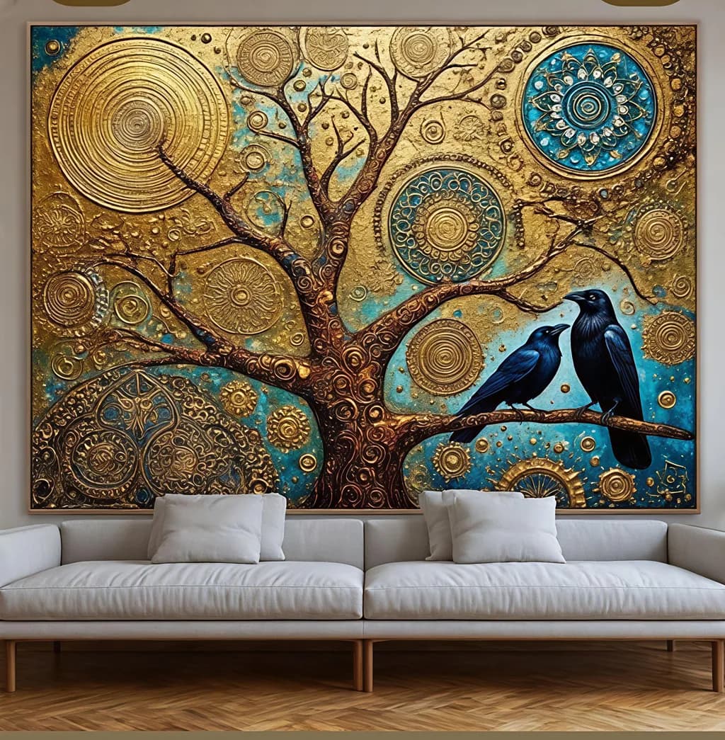 Golden Tree Crows