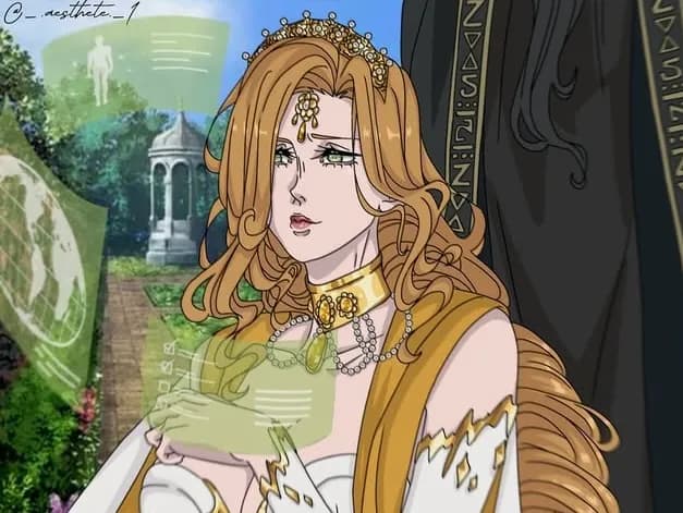 Ethereal Elegance: A Digital Princess in a Garden of Dreams