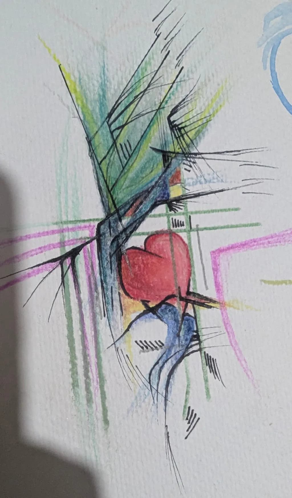 Heartbeats in Color: An Abstract Exploration of Emotion and Form