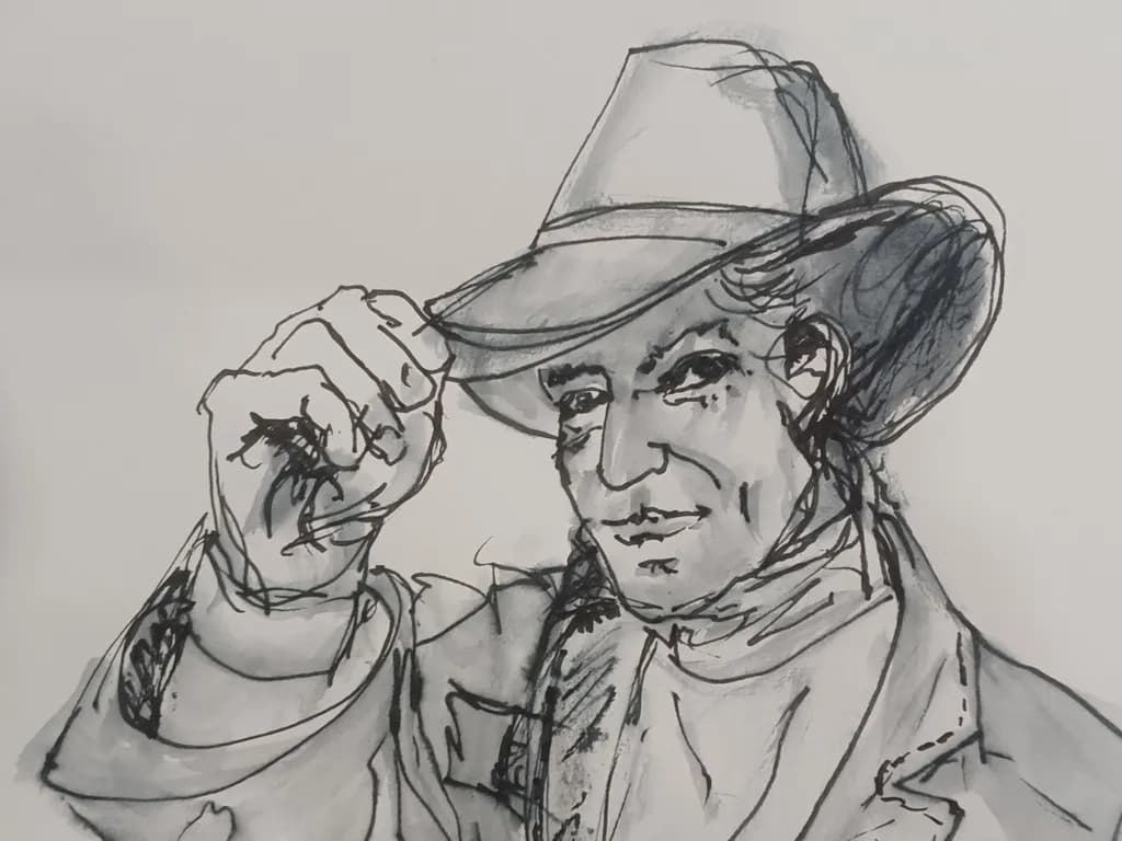 Ink Man in Hat