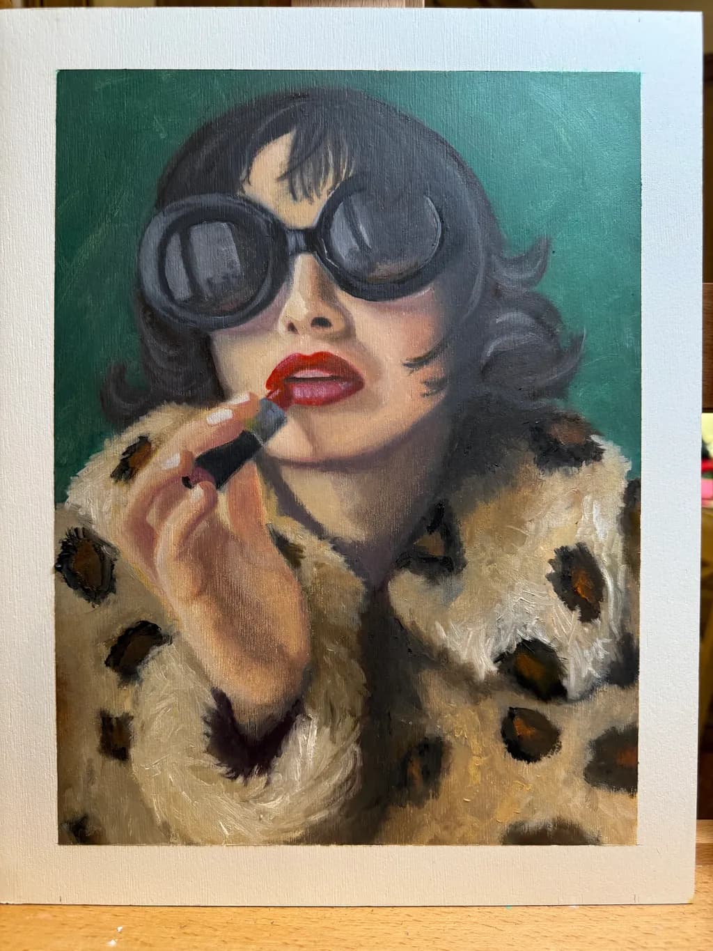 Glamour in Vintage: A Portrait of Timeless Elegance and Bold Style