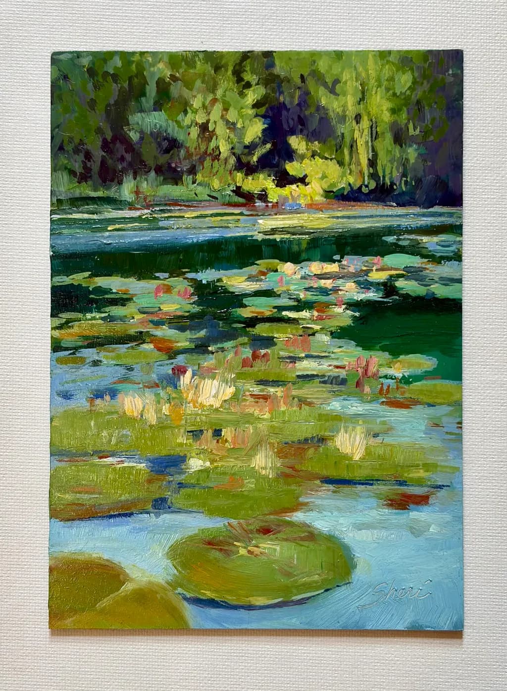 Lily Pond Reflections