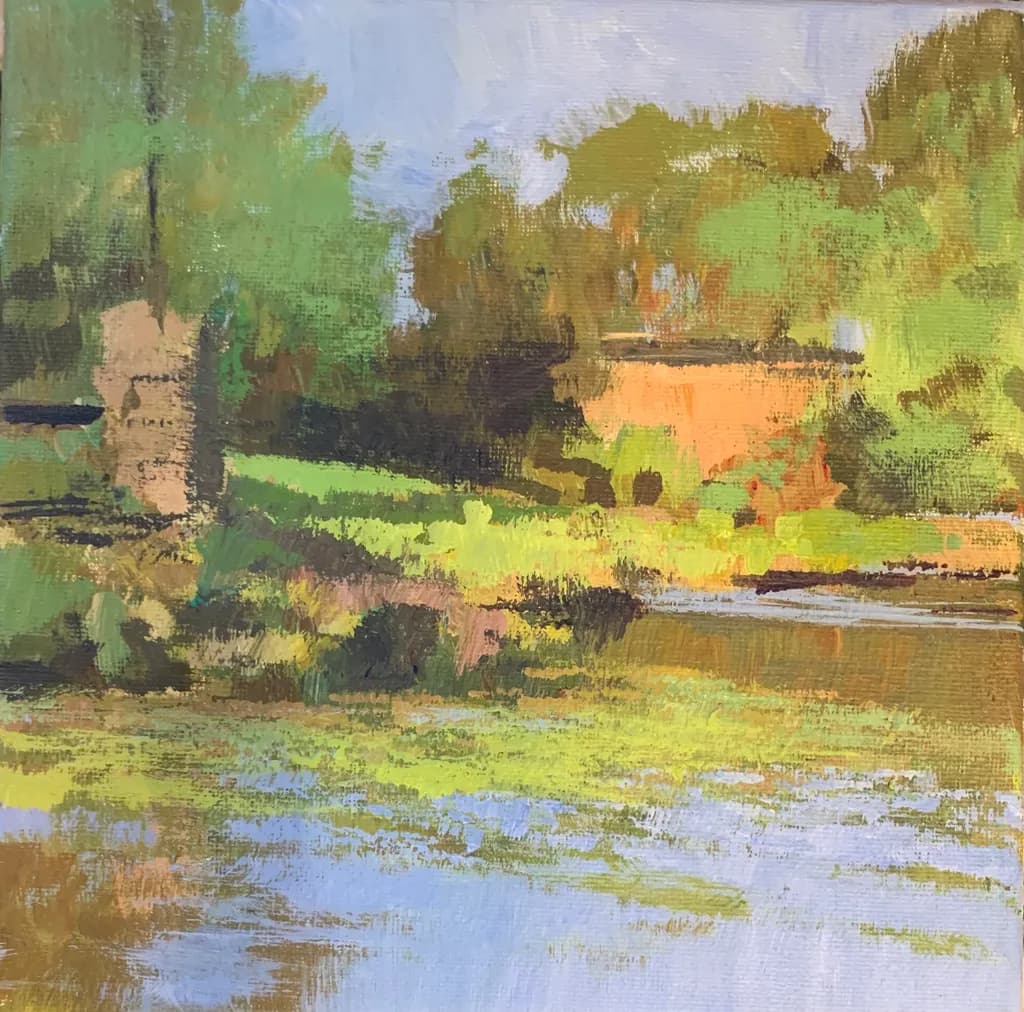 Whispers of Serenity: A Tranquil Landscape Reflection in Nature's Embrace
