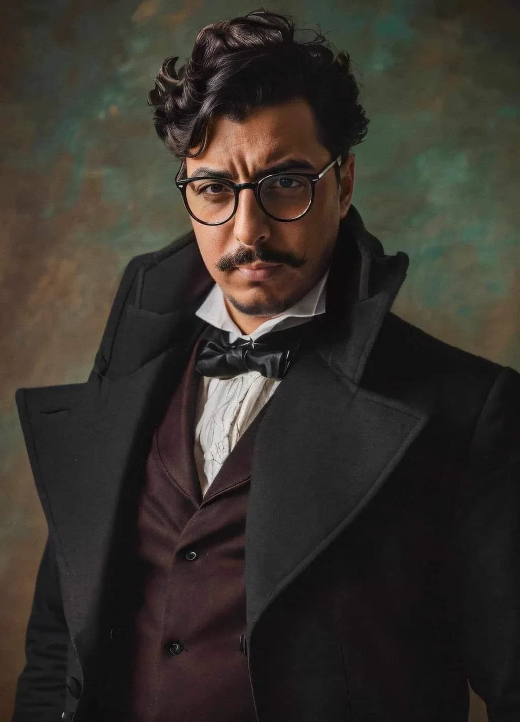 Elegant Enigma: A Portrait of Timeless Sophistication