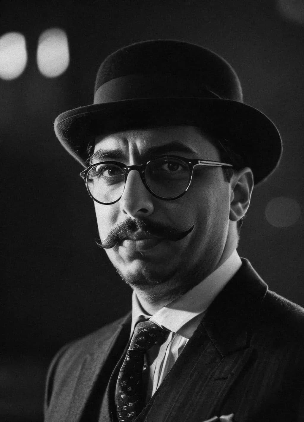 Timeless Elegance: A Portrait of Distinction in Monochrome