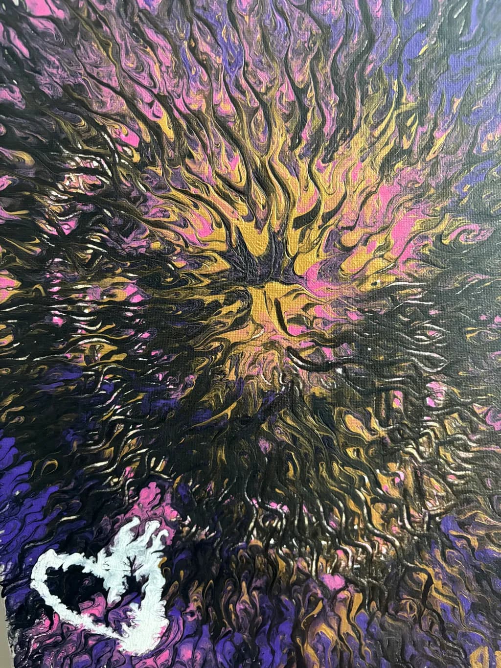 Radiant Whispers: A Dance of Color and Emotion in Abstract Art