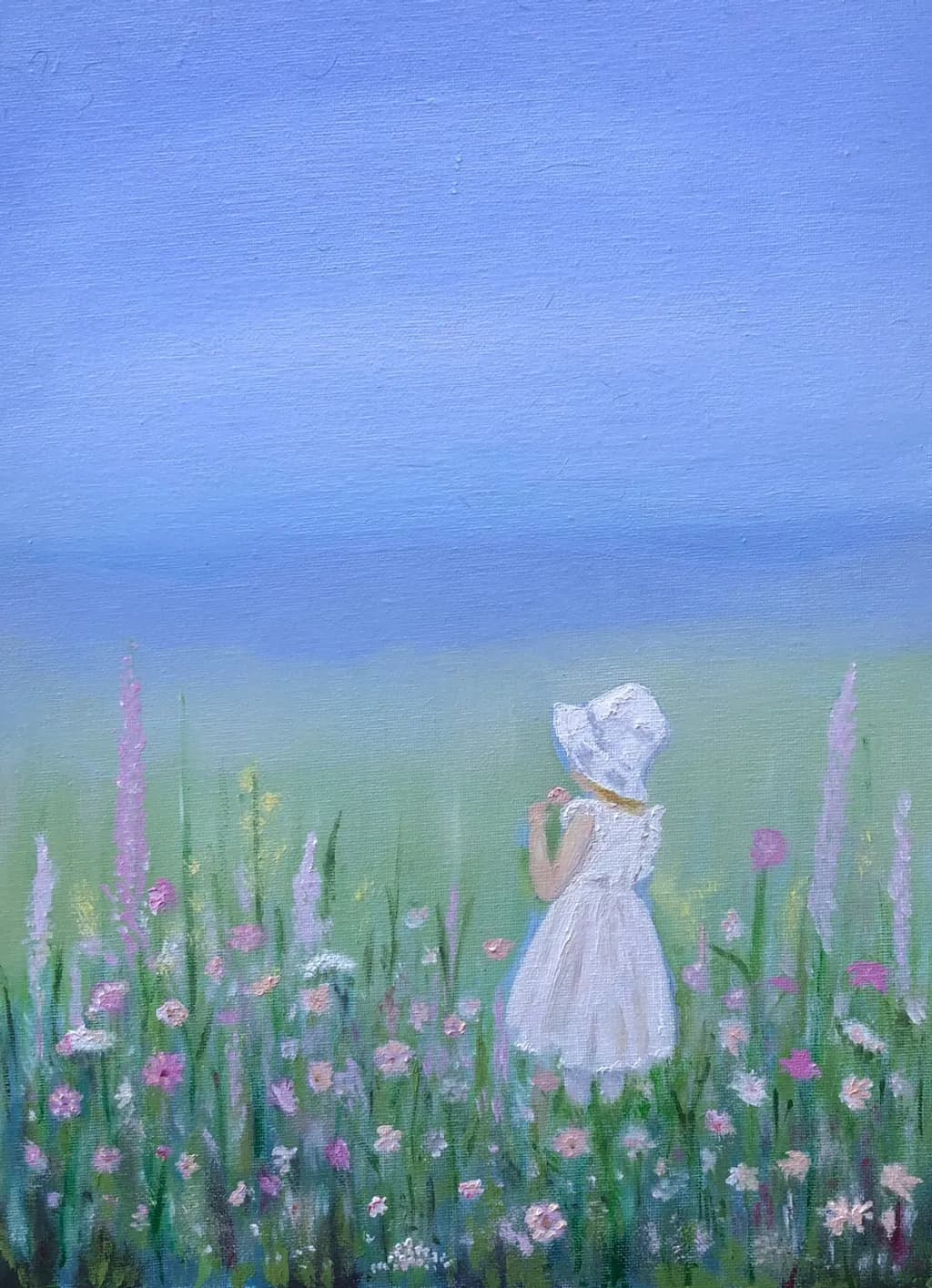 Girl in Wildflowers