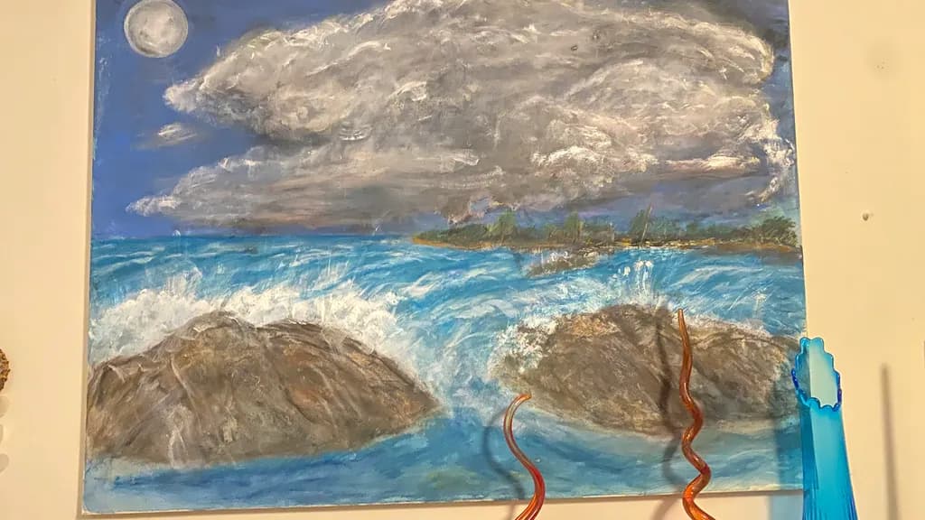 Moonlit Surf