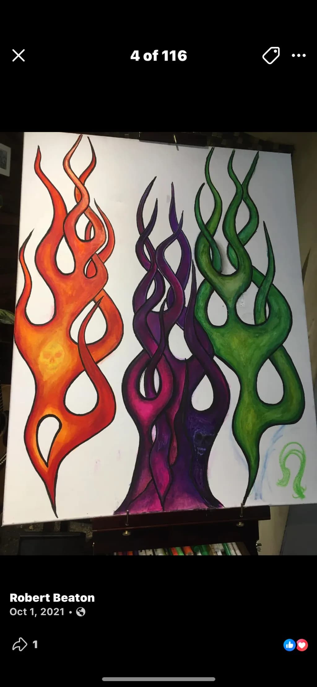 Triad Flames