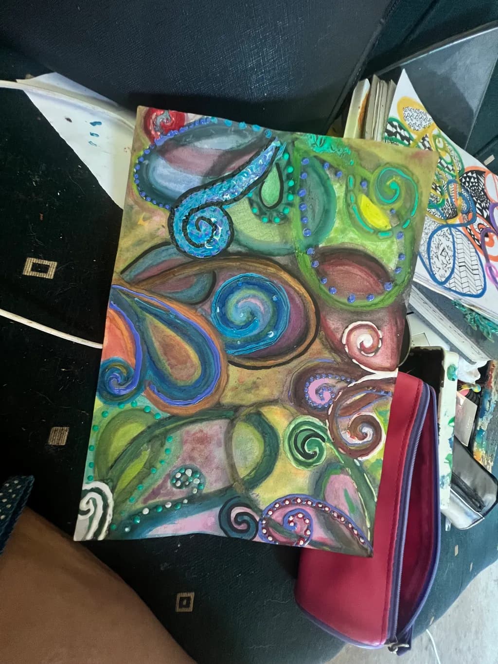 Whimsical Swirls: A Colorful Journey Through Abstract Patterns