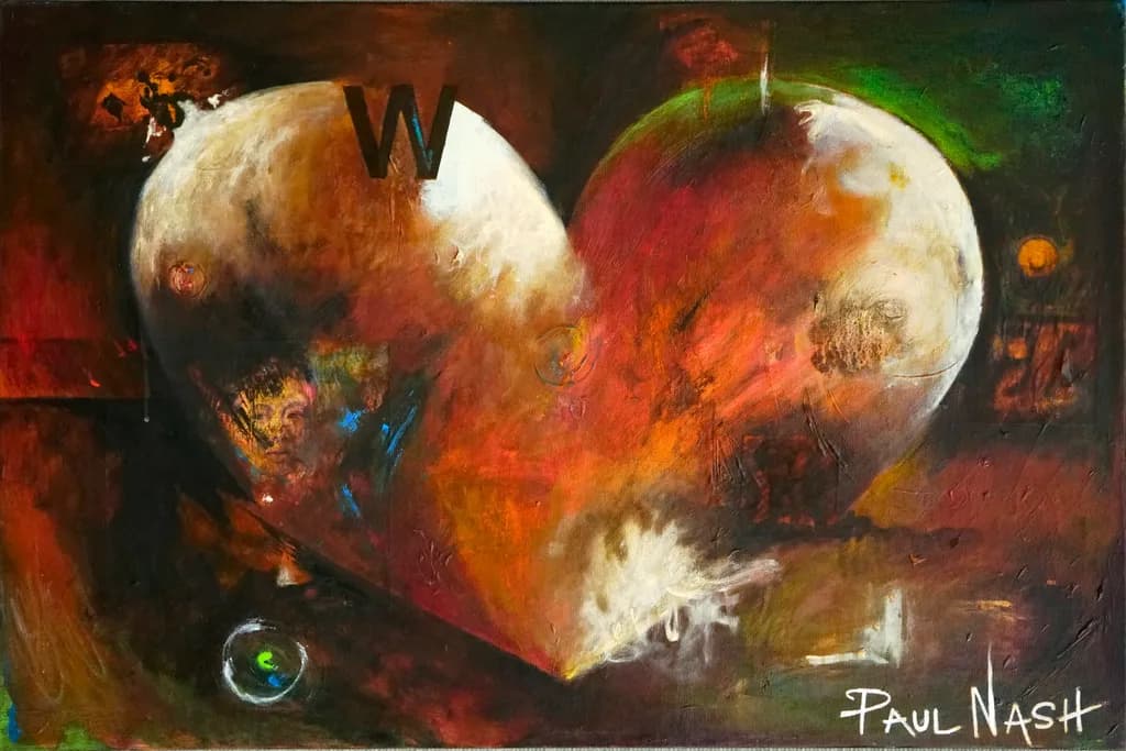 Heartfelt Abstractions: A Colorful Journey Through Emotion and Texture in Artistry