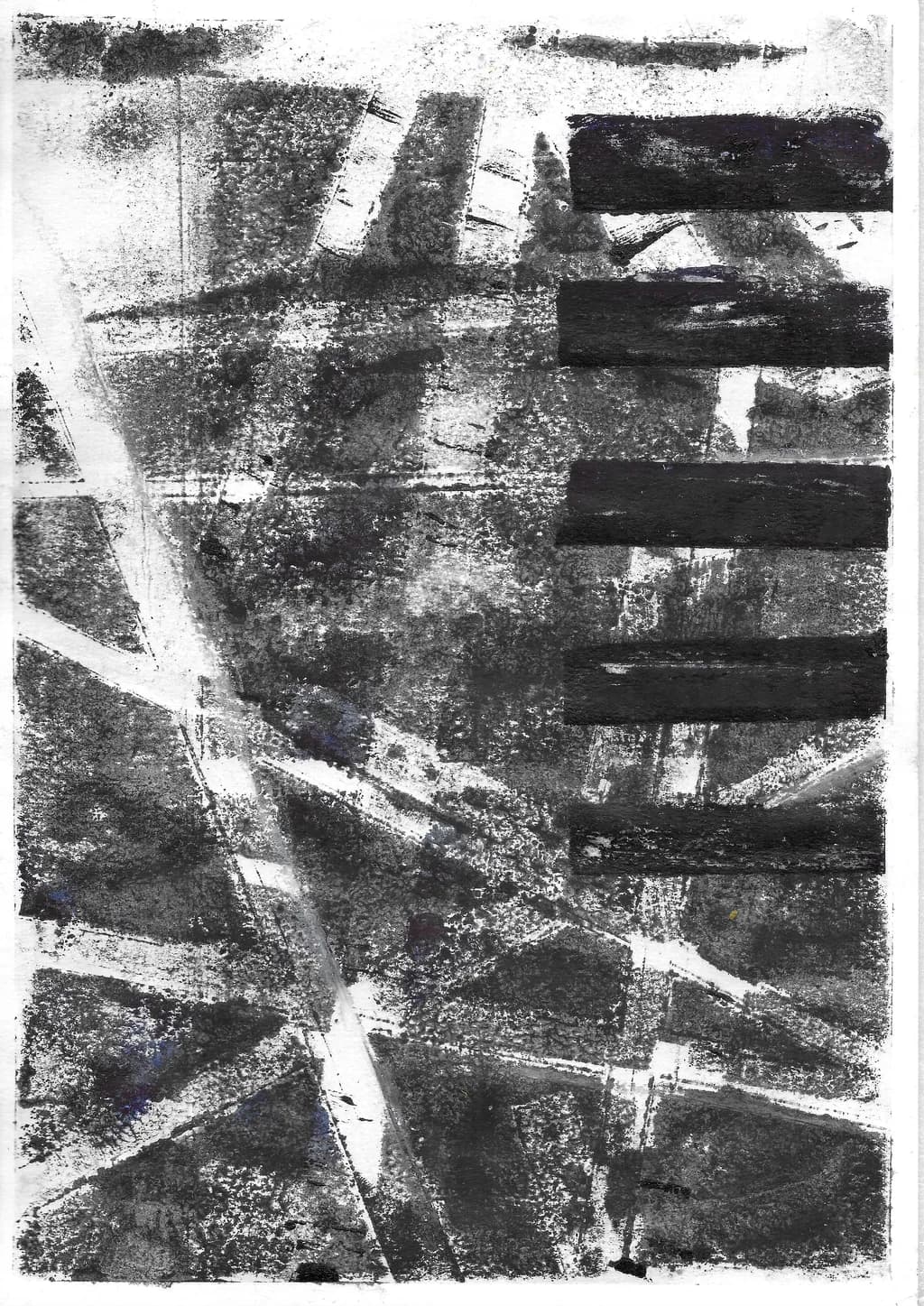Urban Echoes: A Monochrome Journey Through Abstract Lines and Textures