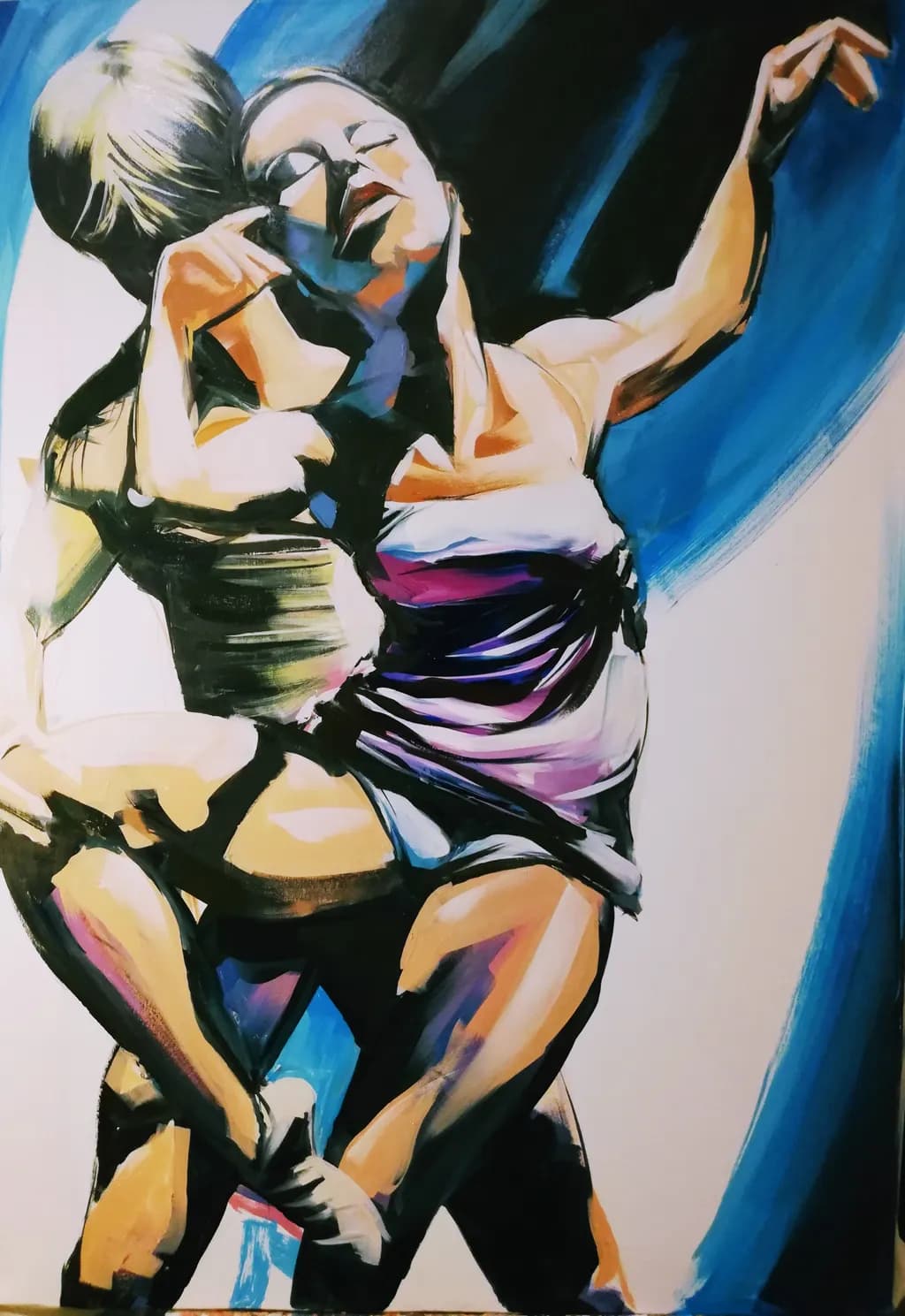 Ethereal Embrace: A Dance of Passion and Emotion in Motion