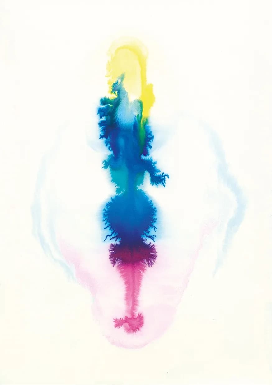Vibrant Fluidity: An Abstract Journey Through Color and Form