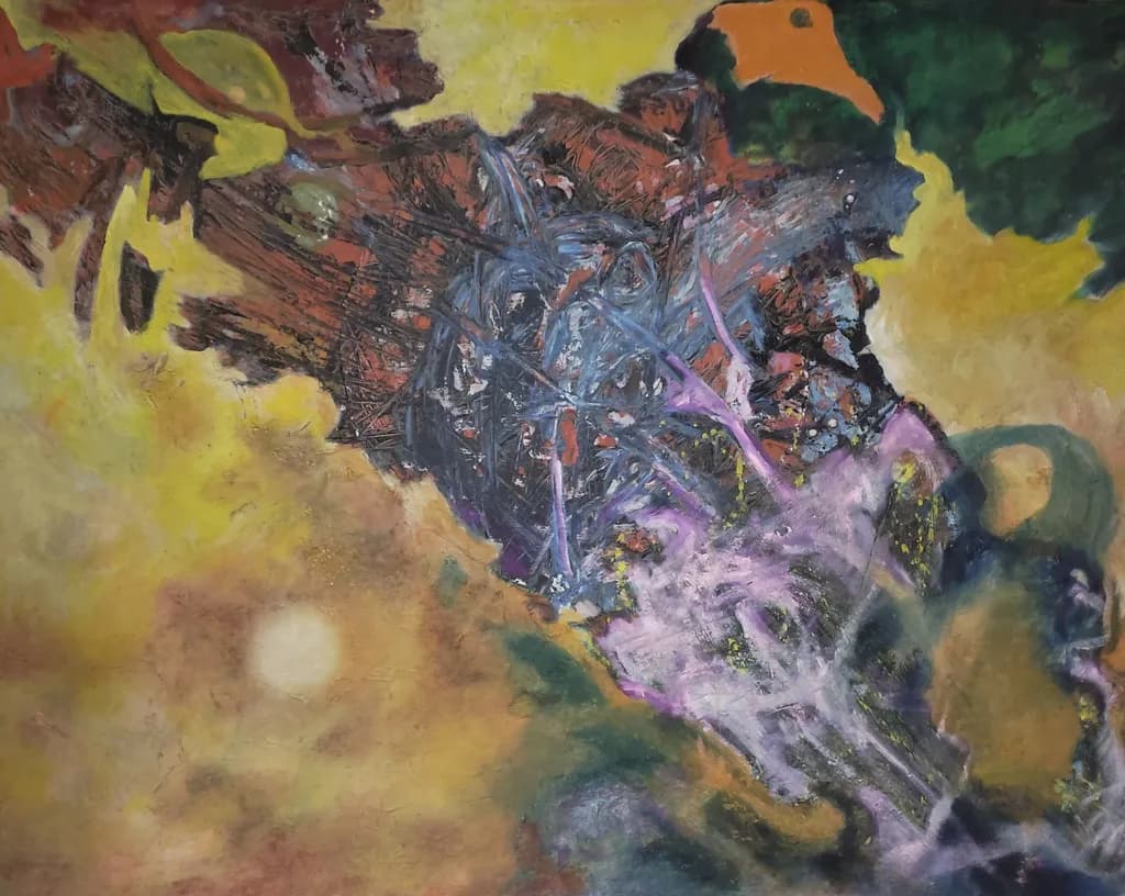 Whispers of Color: An Abstract Journey Through Emotion and Form
