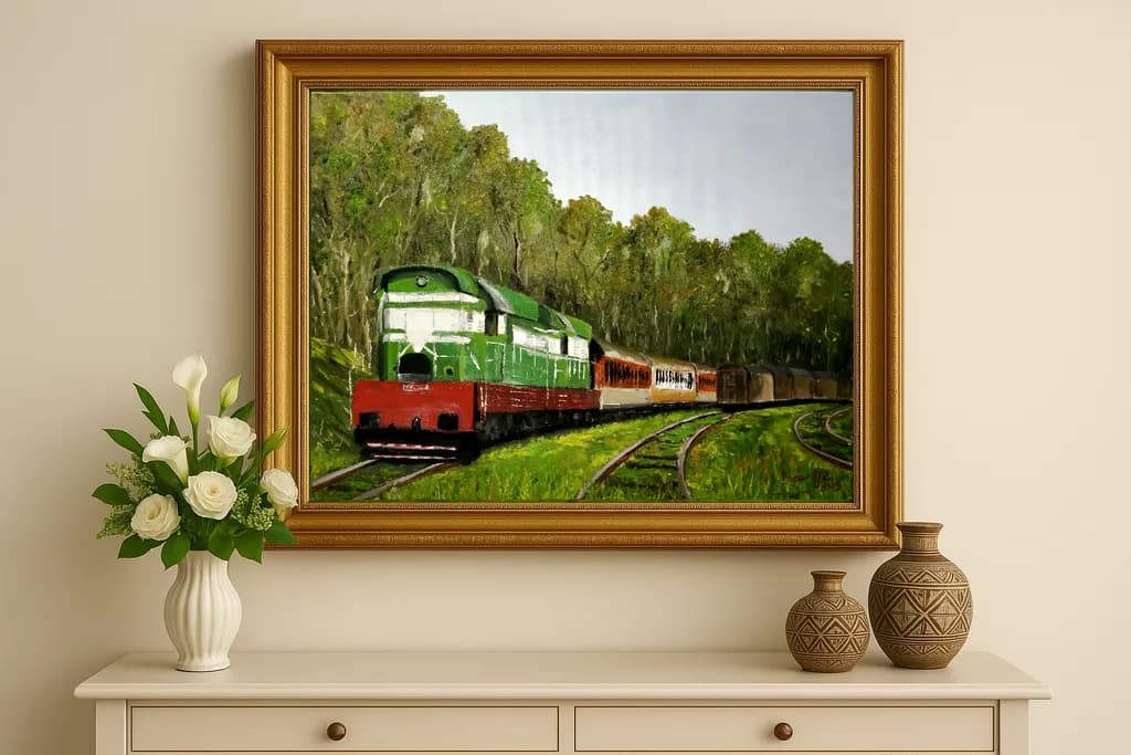 Whispers of the Green Train: A Journey Through Lush Landscapes