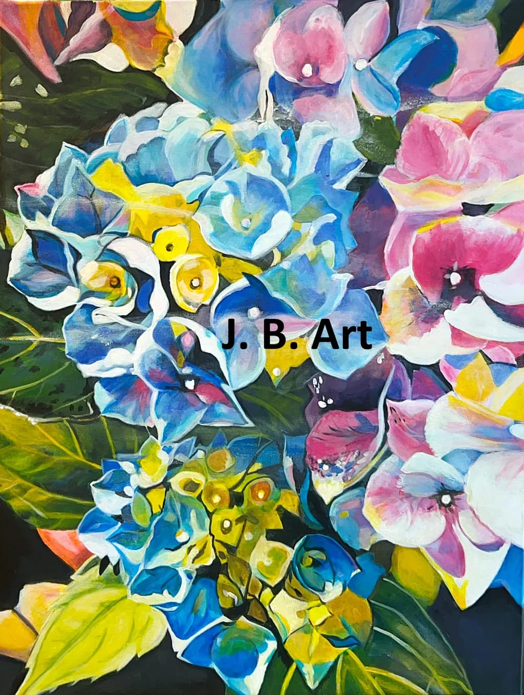 Vibrant Blossoms: A Colorful Journey Through Abstract Floral Beauty