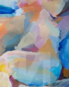 Whispers of Color: An Abstract Expression of Fluidity and Emotion