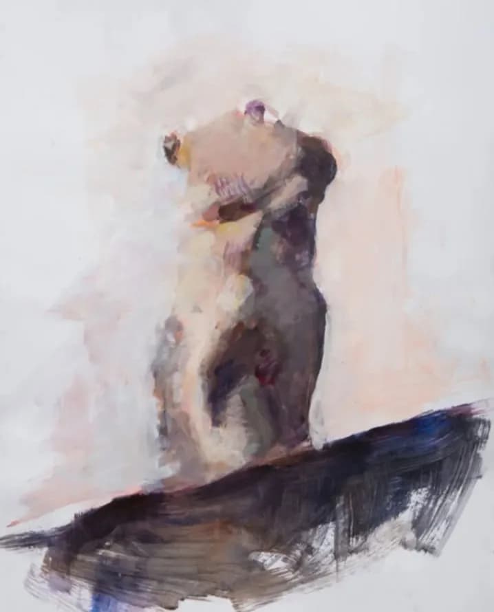 Whispers of Solitude: An Abstract Exploration of Form and Emotion