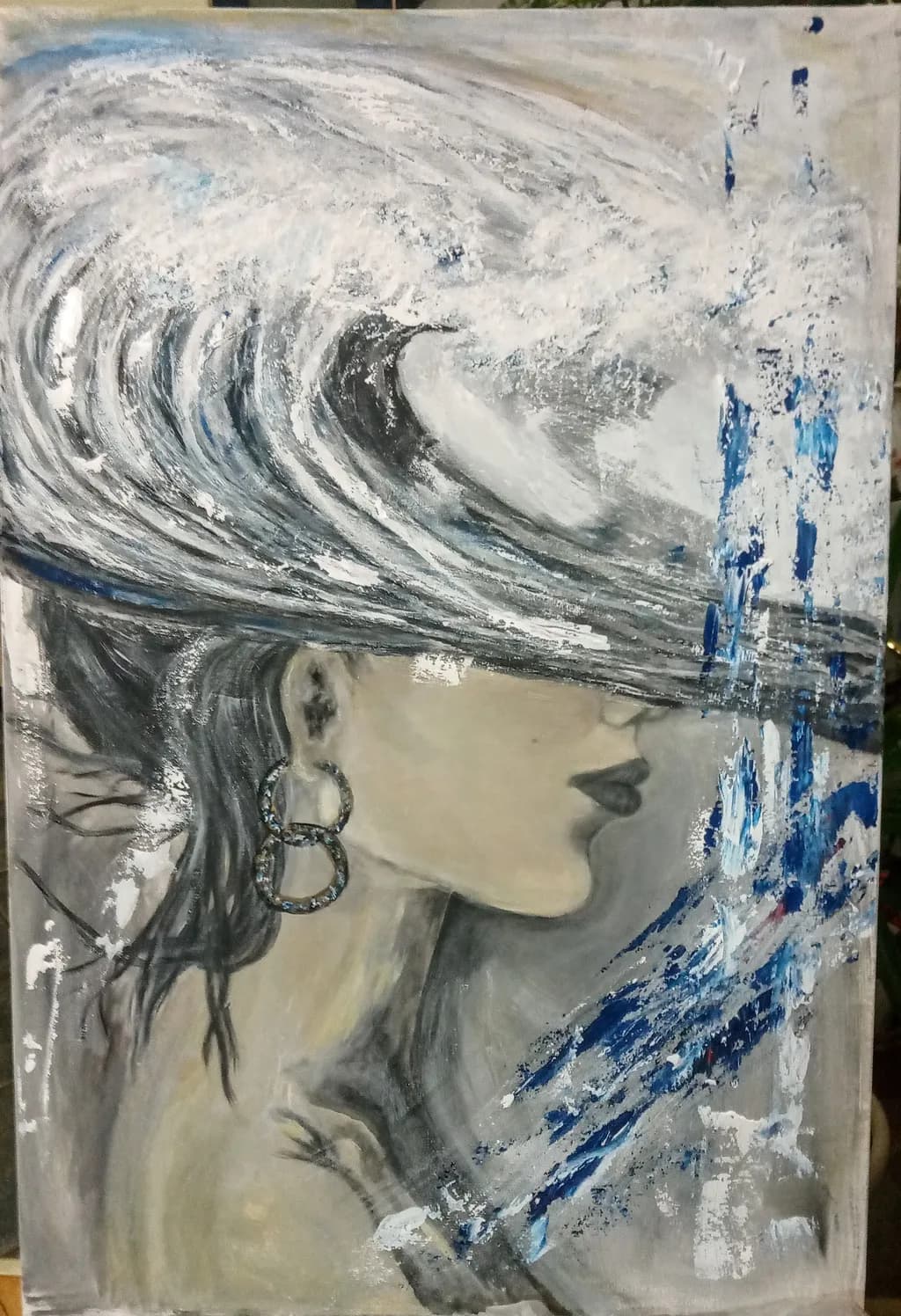 Whispers of the Ocean: A Portrait of Serenity and Strength